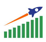 Constant Growth Icon